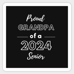 Proud Grandpa of a 2024 senior graduation Sticker